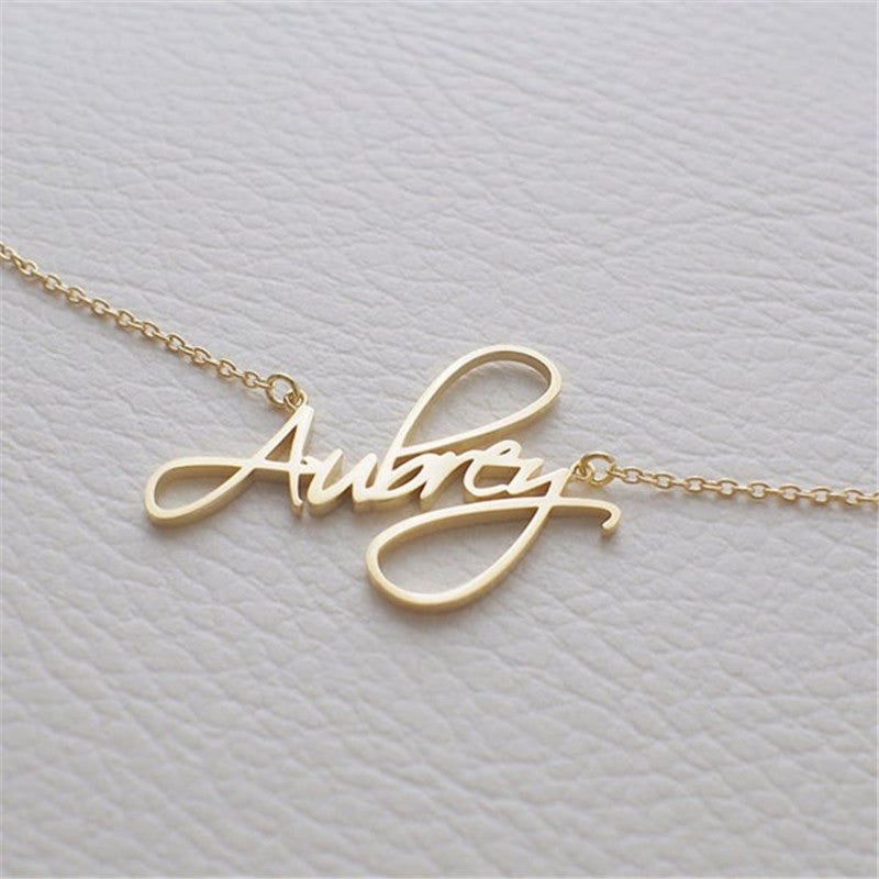 Custom Name Necklace – Personalized Gift for Her 💖 | Gold, Rose Gold & Silver