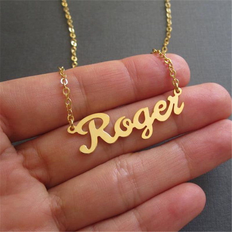 Custom Name Necklace – Personalized Gift for Her 💖 | Gold, Rose Gold & Silver